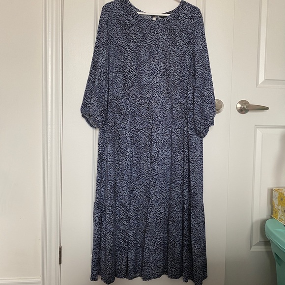 ASOS - New Look Tiered Smocked Midi Dress - Picture 6 of 16